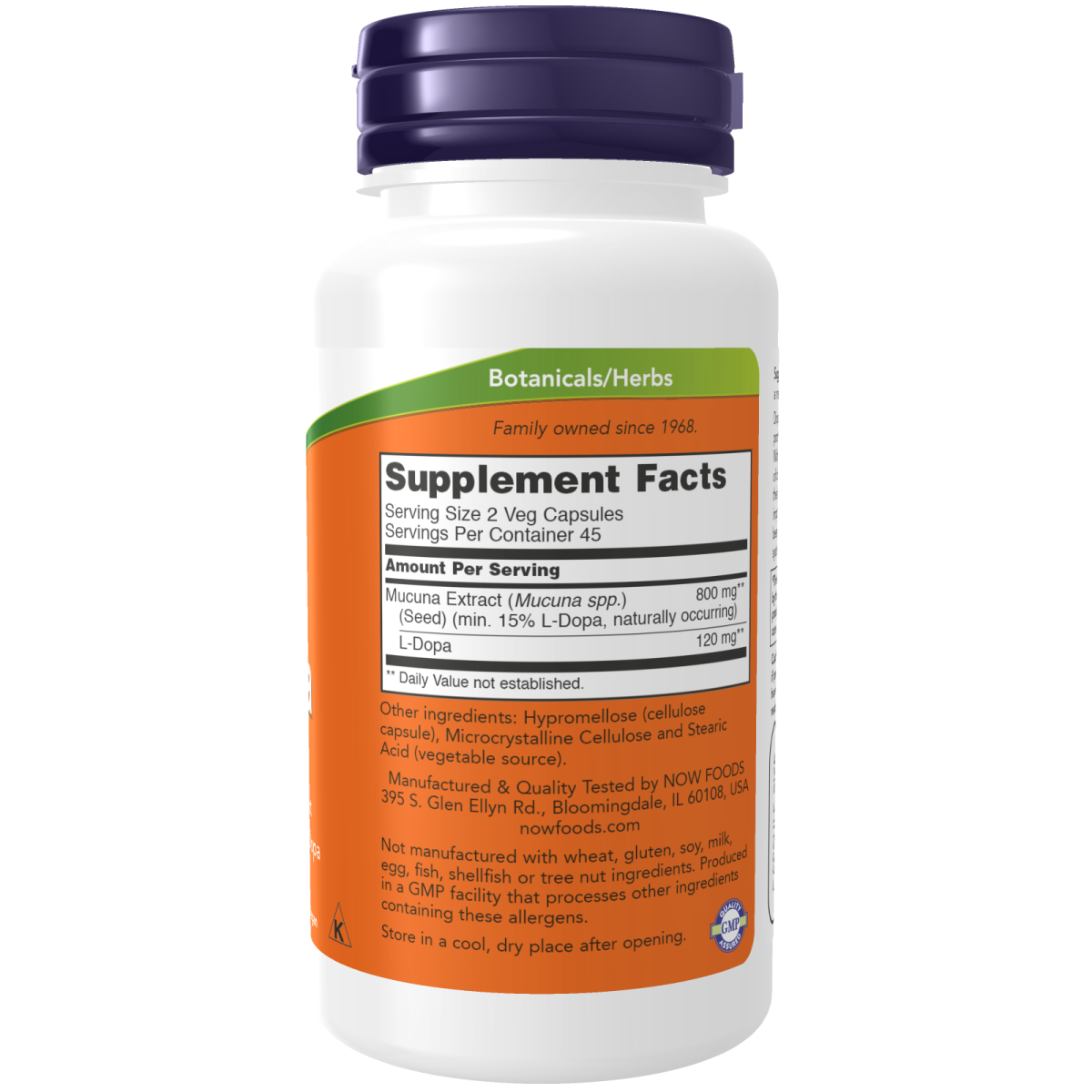 Dopa Mucuna 120mg (90 Veg Caps)