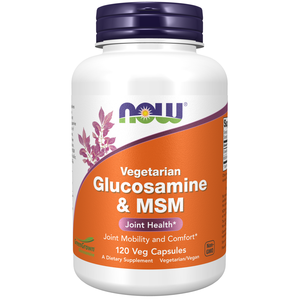 Glucosamina y MSM (vegetariano) 120 Veg Caps) / Glucosamine & MSM (Vegetarian)