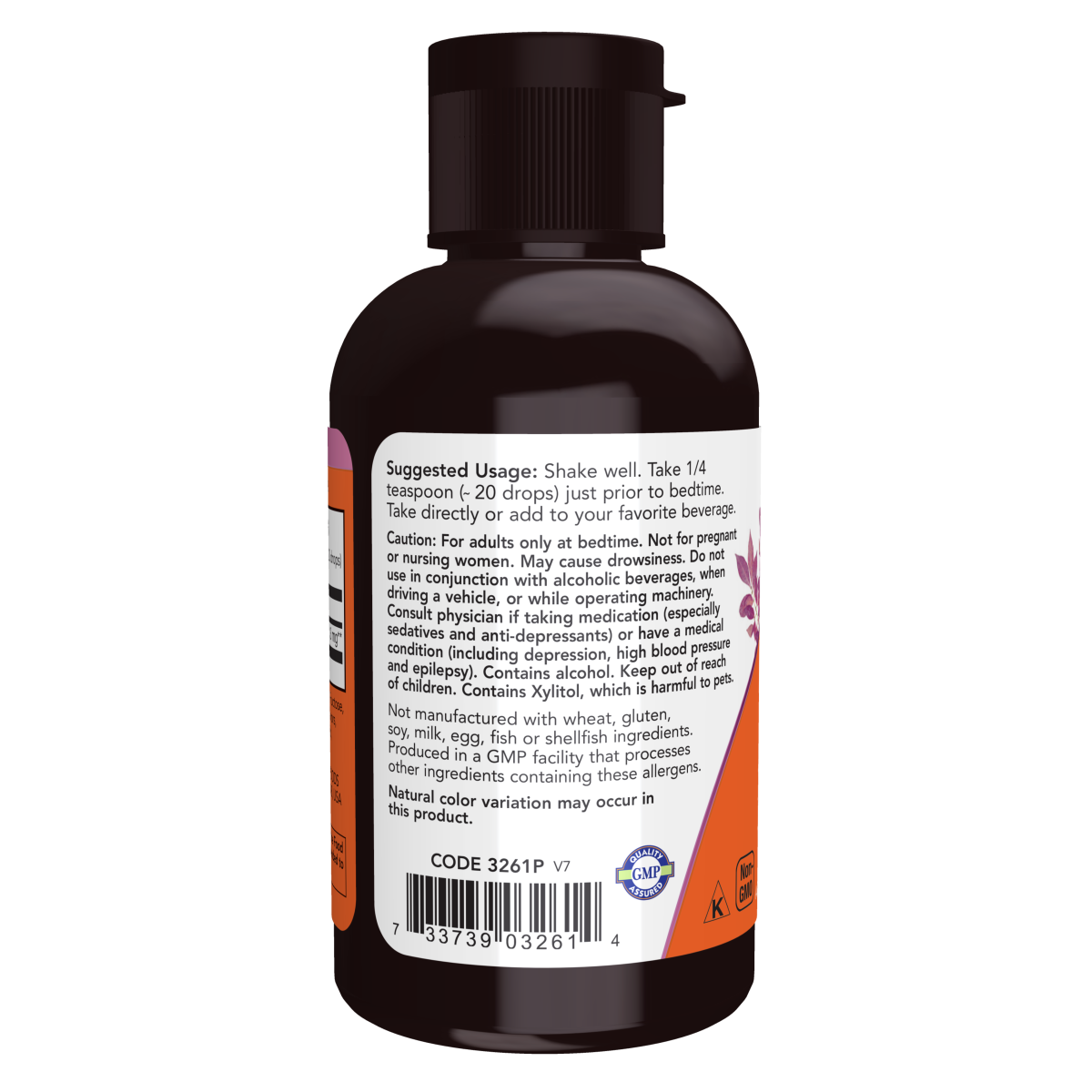 Melatonina liquida 2 fl. onz. (59 ml) / Liquid Melatonin