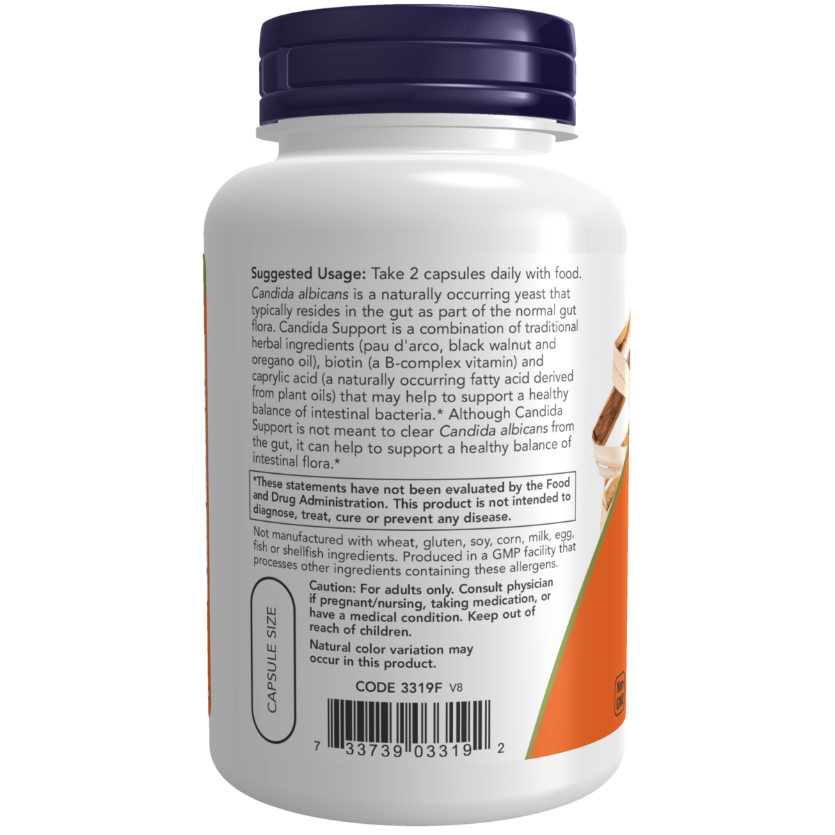 Candida Support 180 Veg Capsules