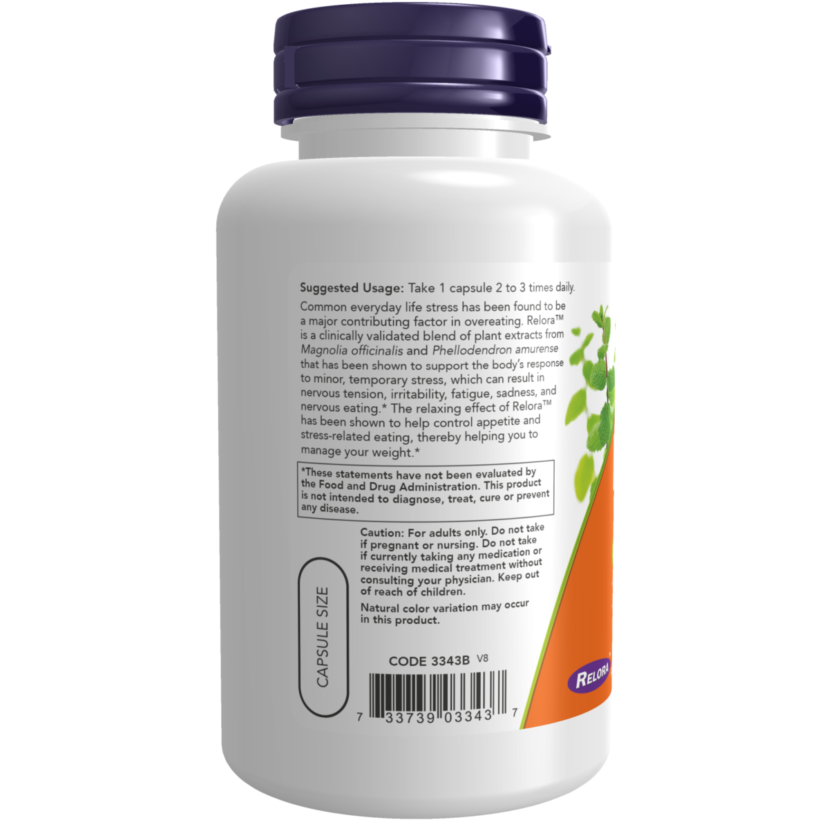 Relora™ 300 mg 120 Veg Capsules