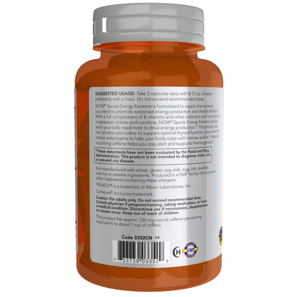 Energia Extrema (90 Veg Caps)/Energy Extreme VCAPS