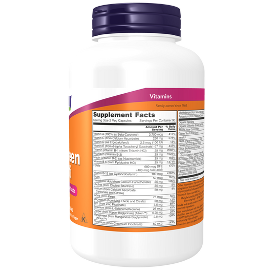 Multivitamínico EcoGreen 180 Veg Caps