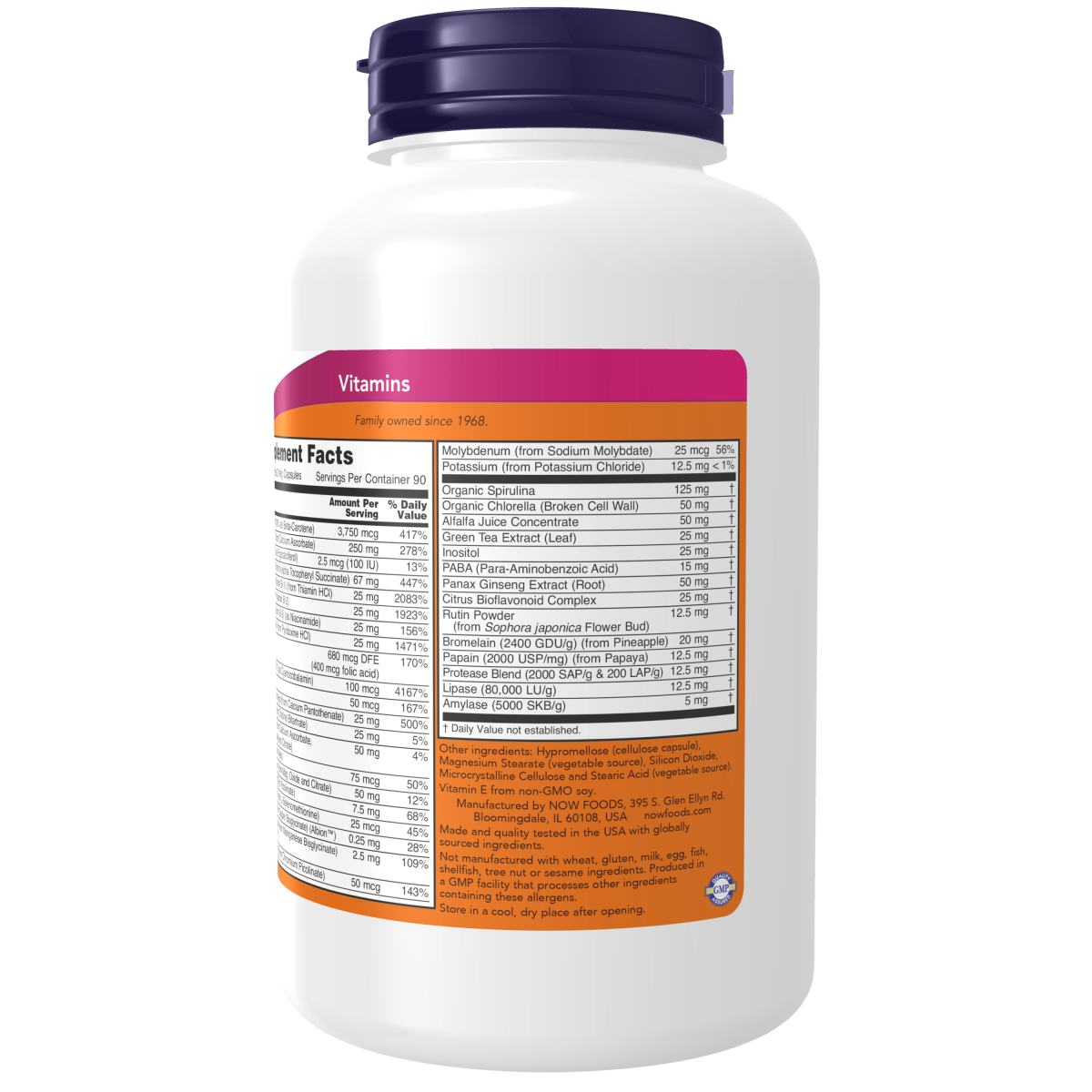Multivitamínico EcoGreen 180 Veg Caps