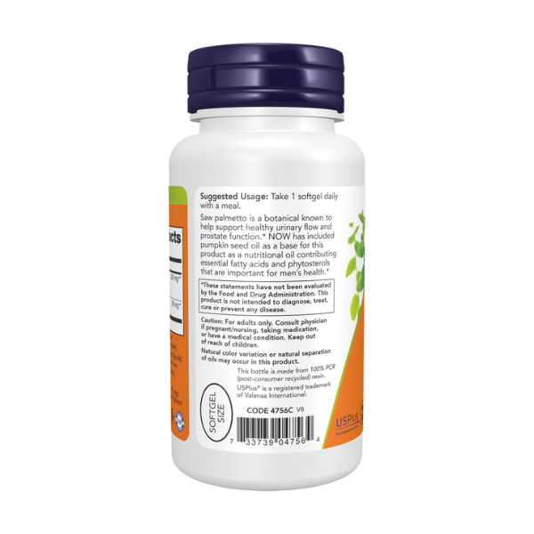 Extracto de Saw Palmetto 320 mg (90 Veg Softgels)/ Saw Palmetto Extract 320 mg