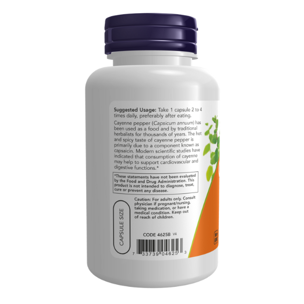 Cayena 500 mg (100 Veg Caps)/Cayenne 500 mg Veg Caps