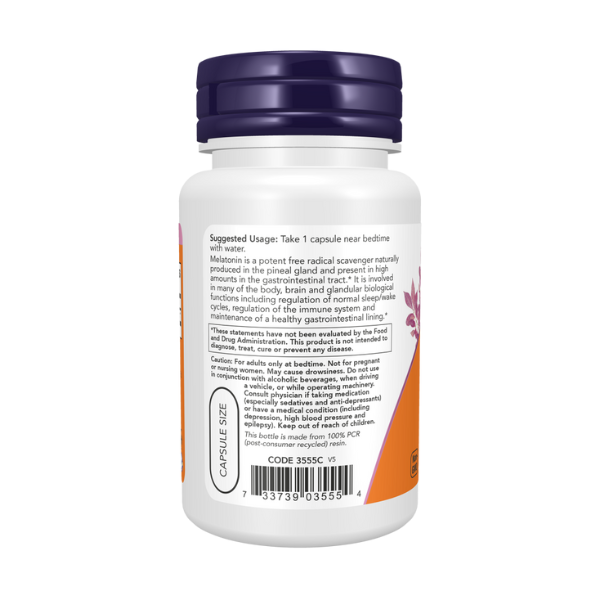 Melatonina 5 mg (60 VegCaps)/ Melatonin 5 mg