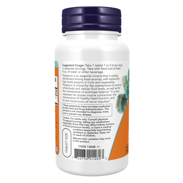 Potasio Gluconato 99 mg (100 Tab) / Potassium Gluconate 99 mg
