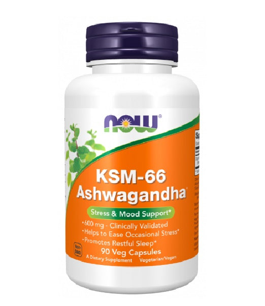 KSM-66 Ashwagandha® 600 mg (90 Cápsulas Vegetales)