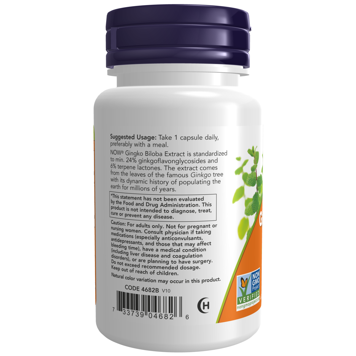 Ginkgo Biloba Doble Potencia 120 mg (50 Veg Caps)/ Double Strength 120 mg