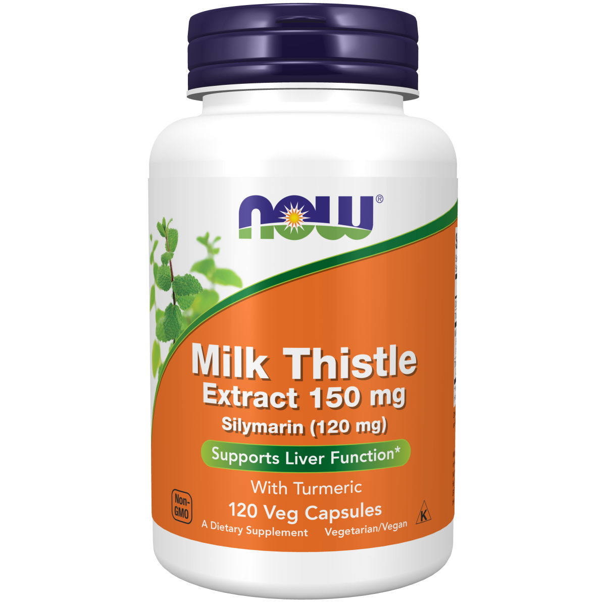 Extracto de cardo mariano de silimarina 150 mg (120 VCAPS)/Silymarin Milk Thistle Extract 150 mg