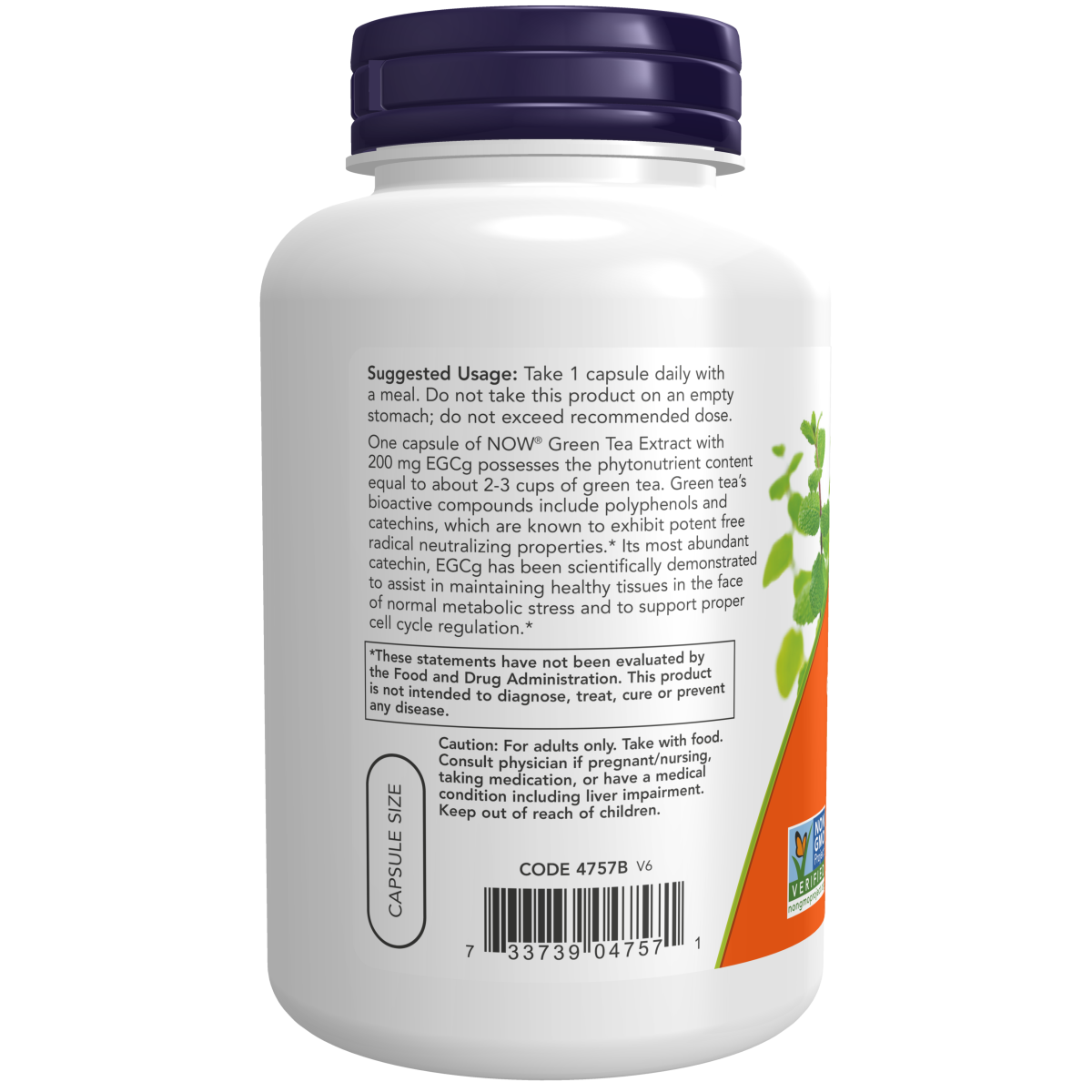 EGCg Green Tea Extract 400 mg (180 Veg Caps) /EGCg Green Tea Extract 400 mg
