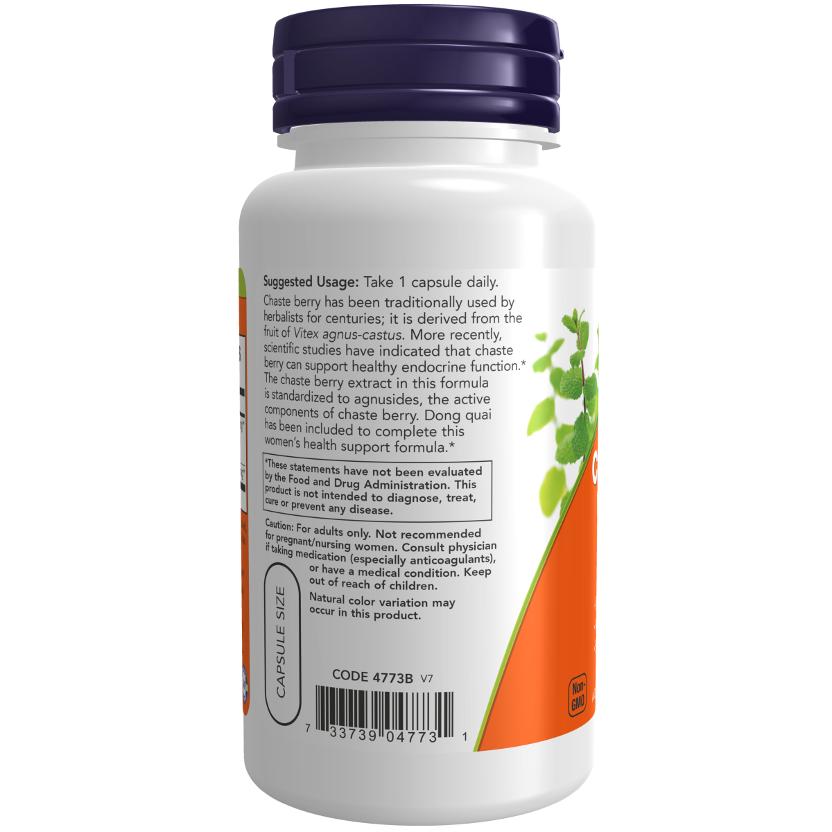 Extracto de Chaste Berry Vitex 300 mg /Chaste Berry Vitex Extract 300 mg