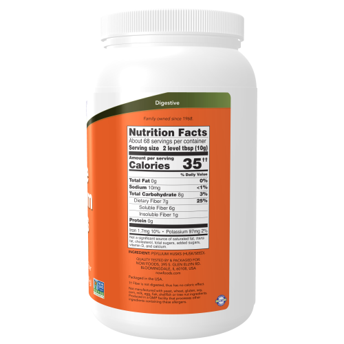 Cáscaras de Psyllium, Enteras (24oz)/ Psyllium Husks, Whole 680grs.