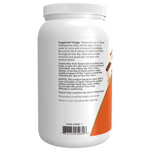 Cáscaras de Psyllium, Enteras (24oz)/ Psyllium Husks, Whole 680grs.
