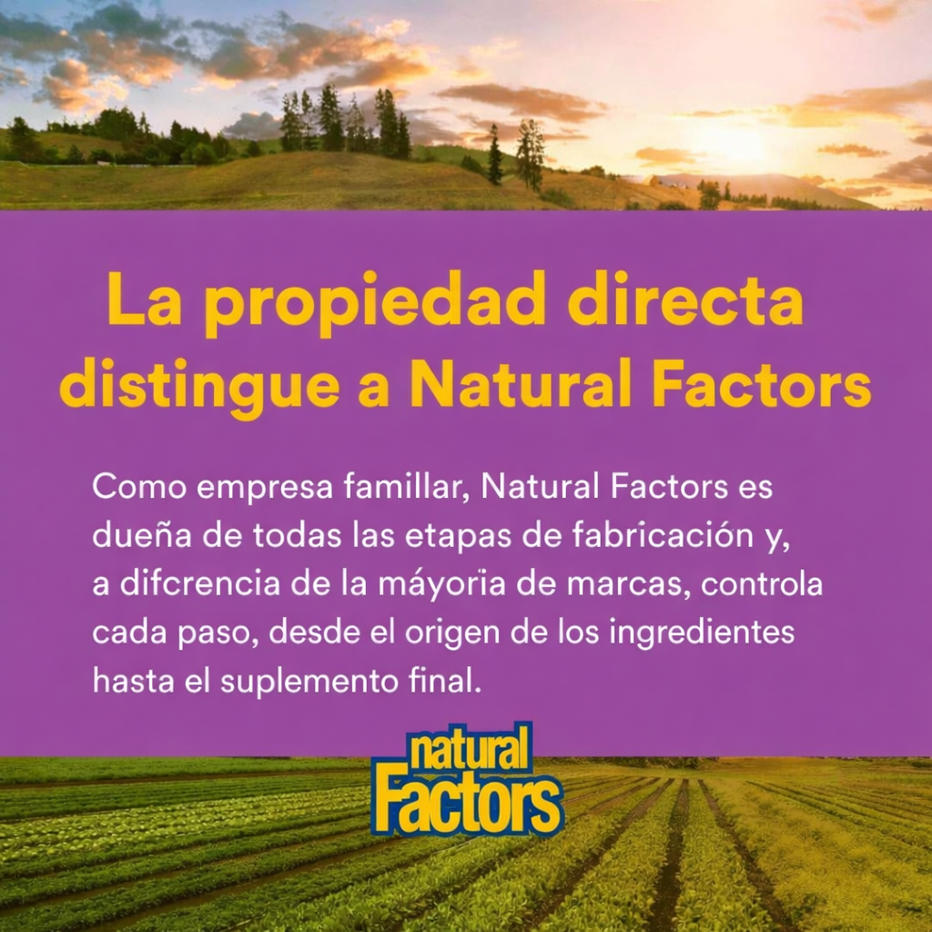 Biotina Extra Fuerza 10,000 mcg 60 vcap, Natural Factors
