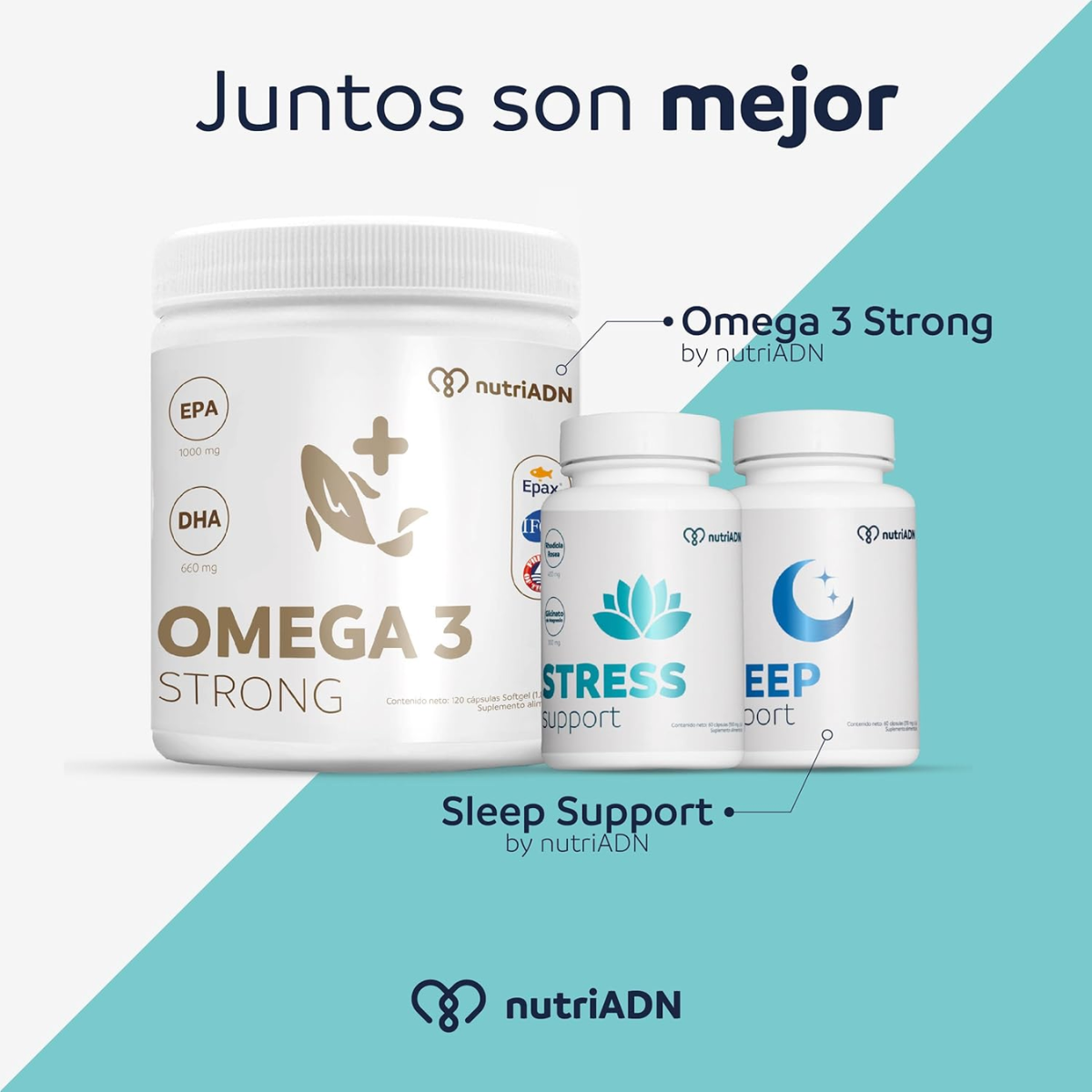 Stress Support (60 caps), NutriADN