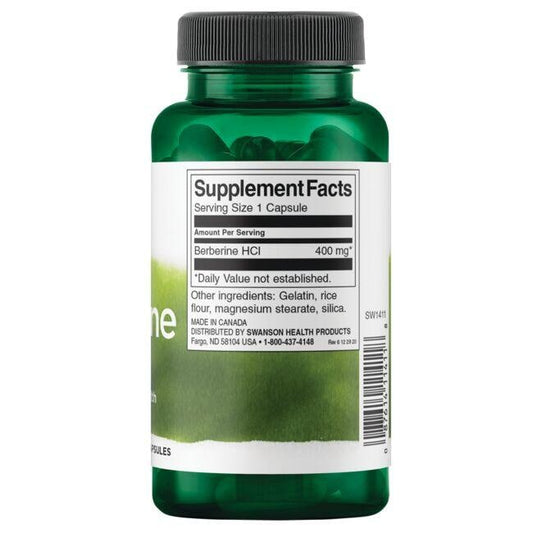 Berberina 400 mg (60 Caps) / Berberine 400mg (60 caps)