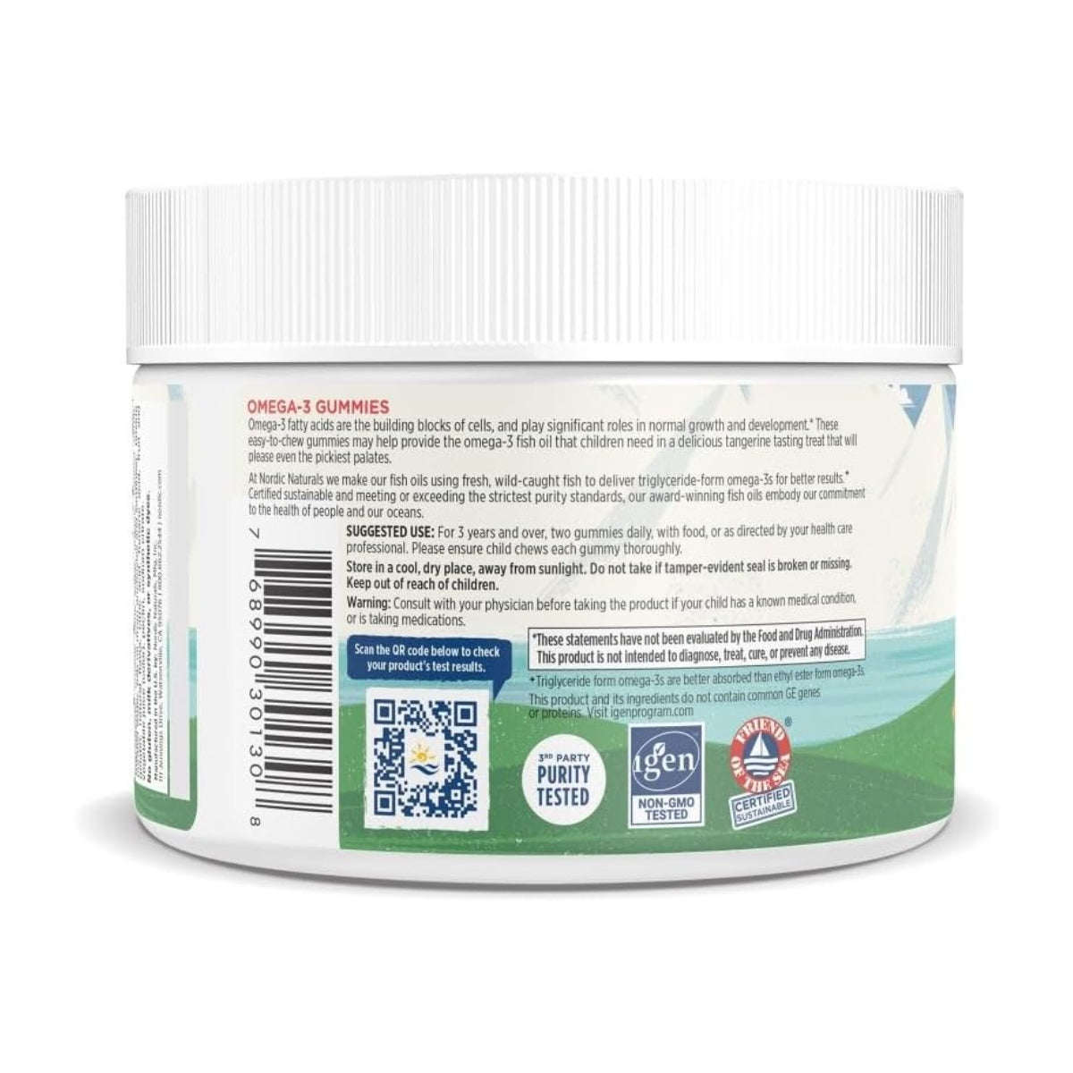 Nordic Omega 3 - 82mg - Mandarina - 60 Gomitas