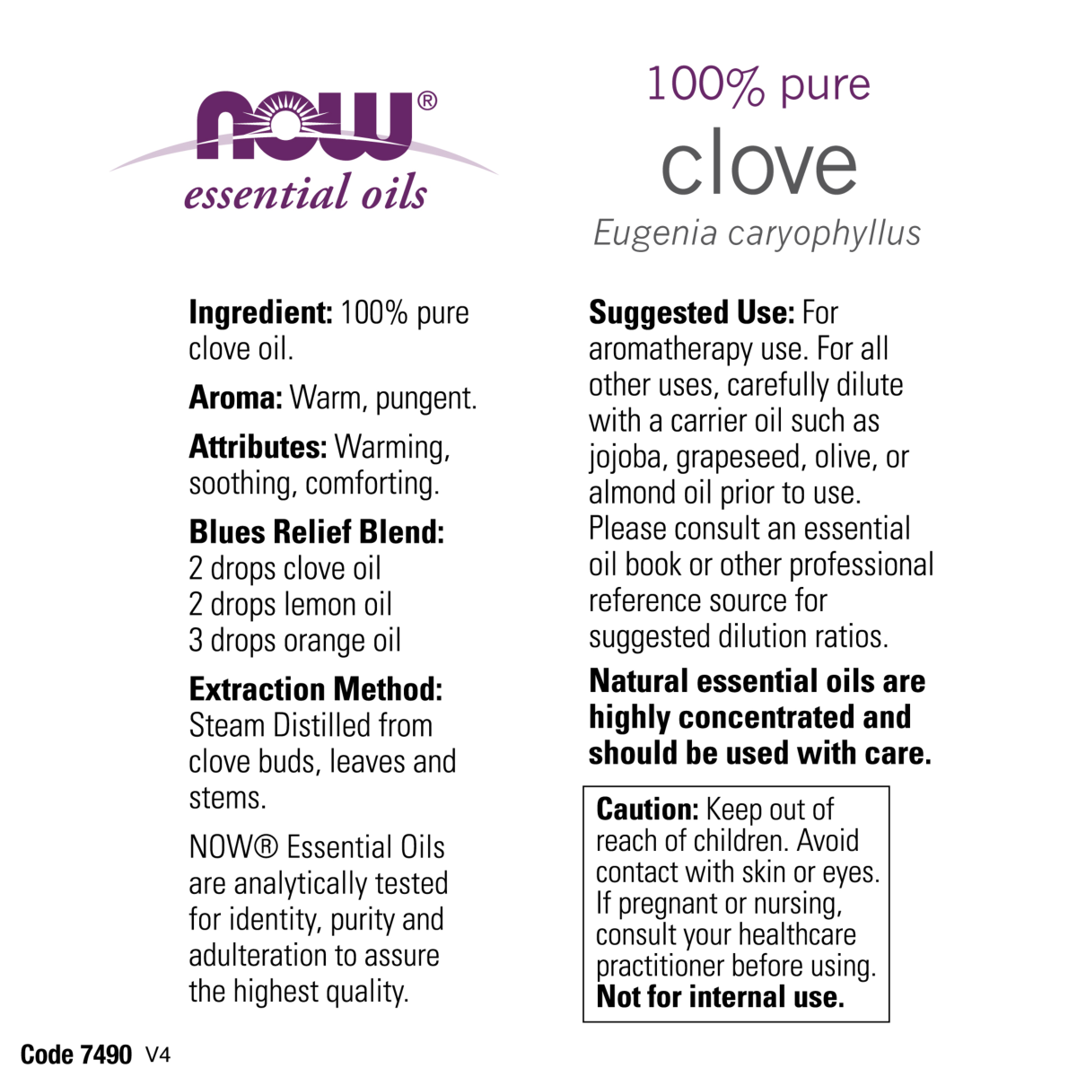 Aceite de clavo/ Clove Oil (2 oz)