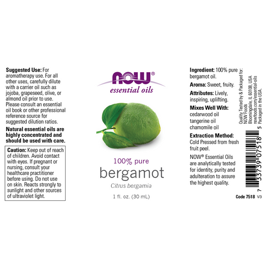 Aceite esencial de Bergamota (30 ML)/ Bergamot Oil
