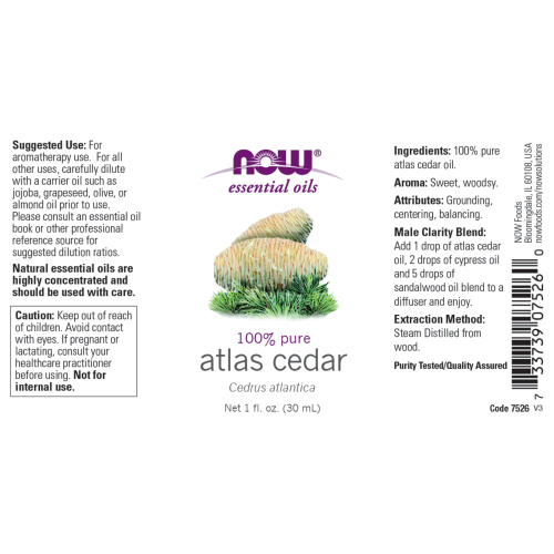 Aceite de Cedro Atlas (1 fl. oz) /Atlas Cedar Oil