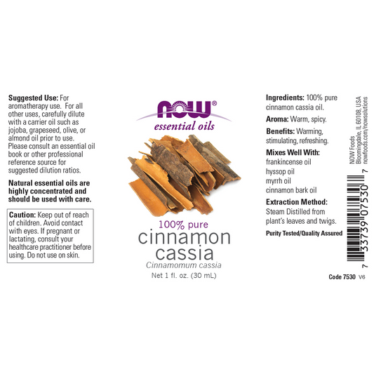 Aceite esencial de Canela Cassia (30 ml) / Cinnamon Cassia Oil
