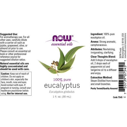 Aceite esencial de Eucalipto (30 ml) / Eucalyptus Globulus Oil