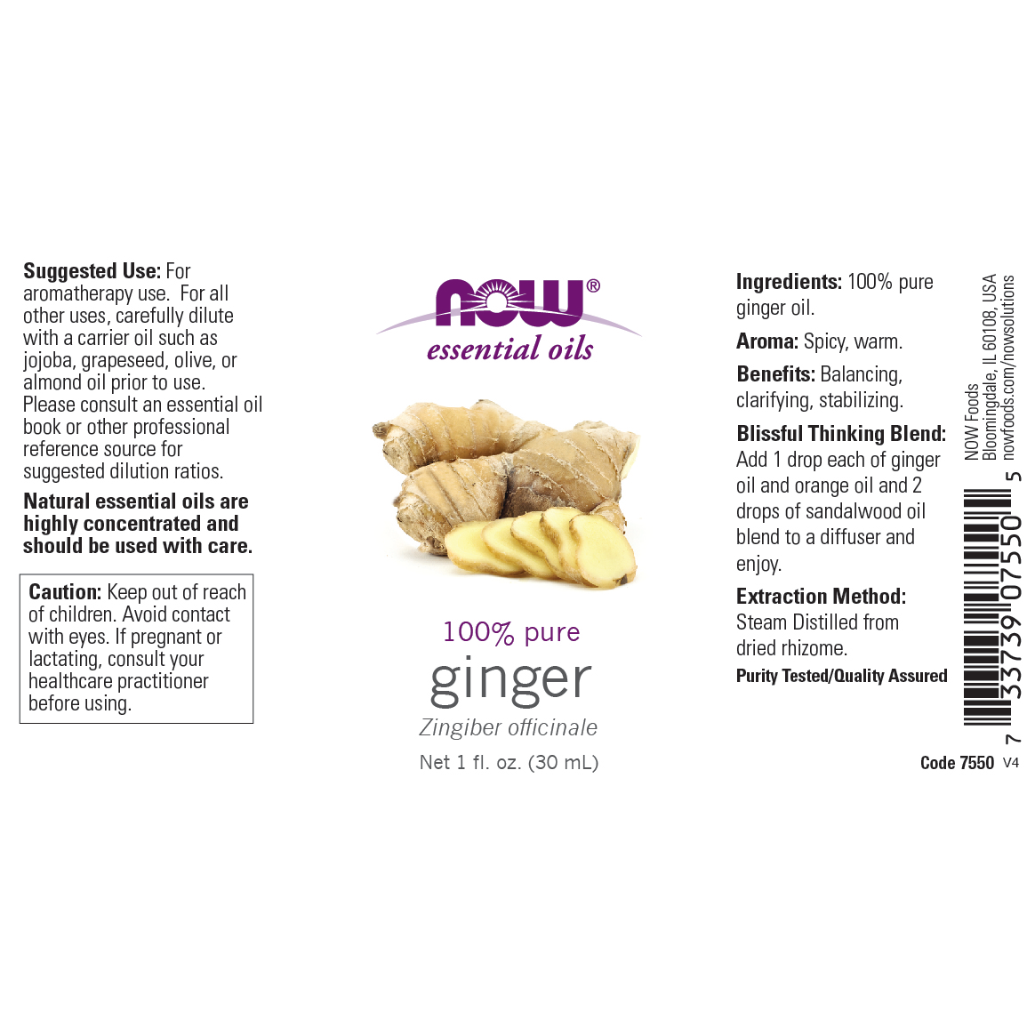 Aceite de jengibre (30ml)/ Ginger Oil