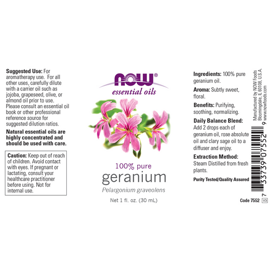 Aceite de geranio (30ml) / Geranium Oil