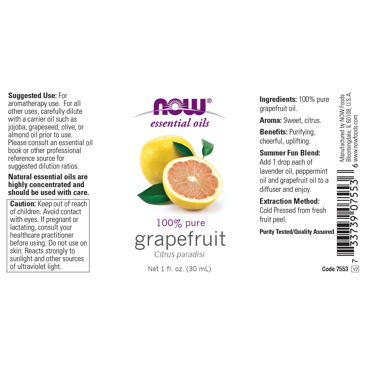 Aceite esencial de Toronja (30ml)/ Grapefruit Oil