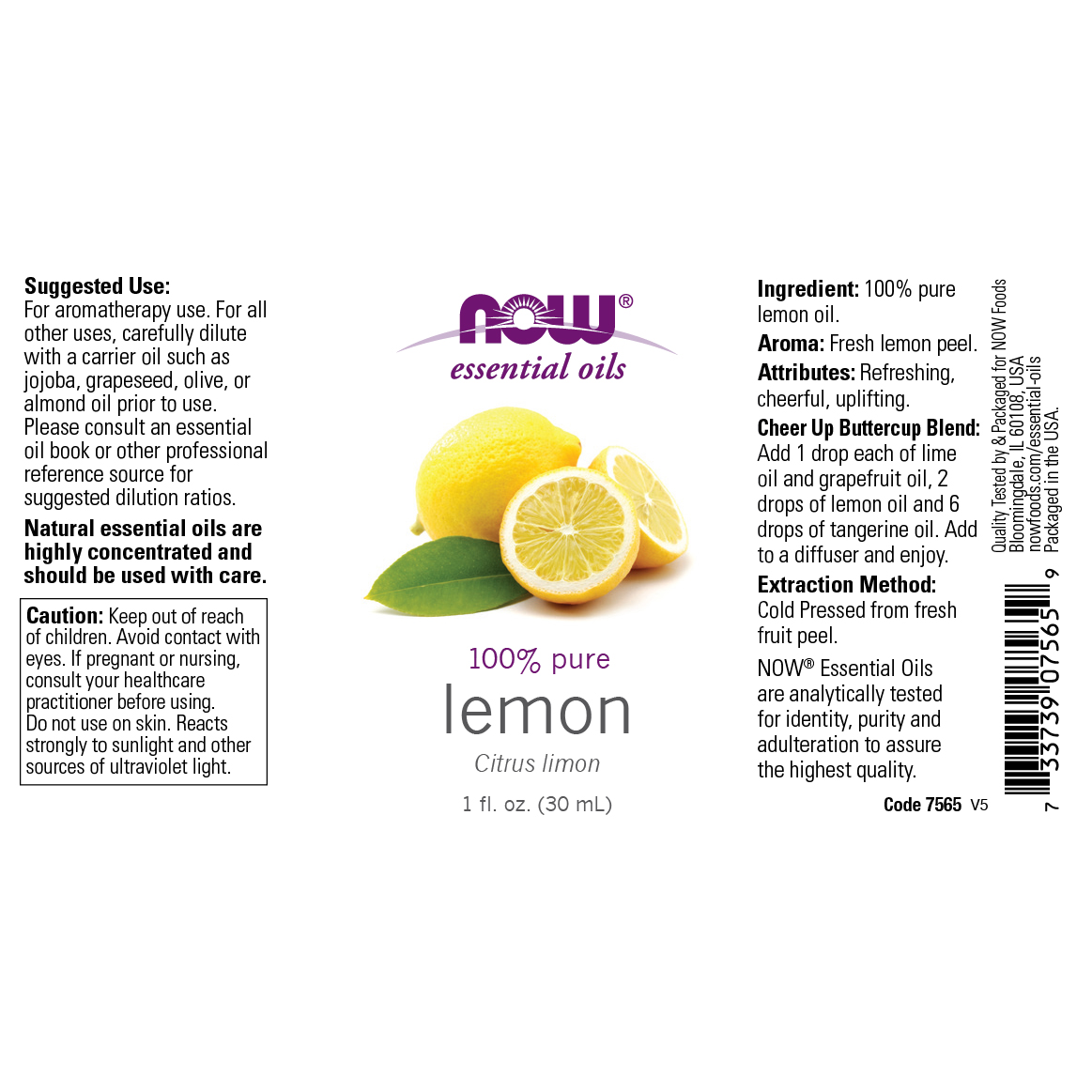 Aceite esencial de Limón (30 ml) / Lemon Oil