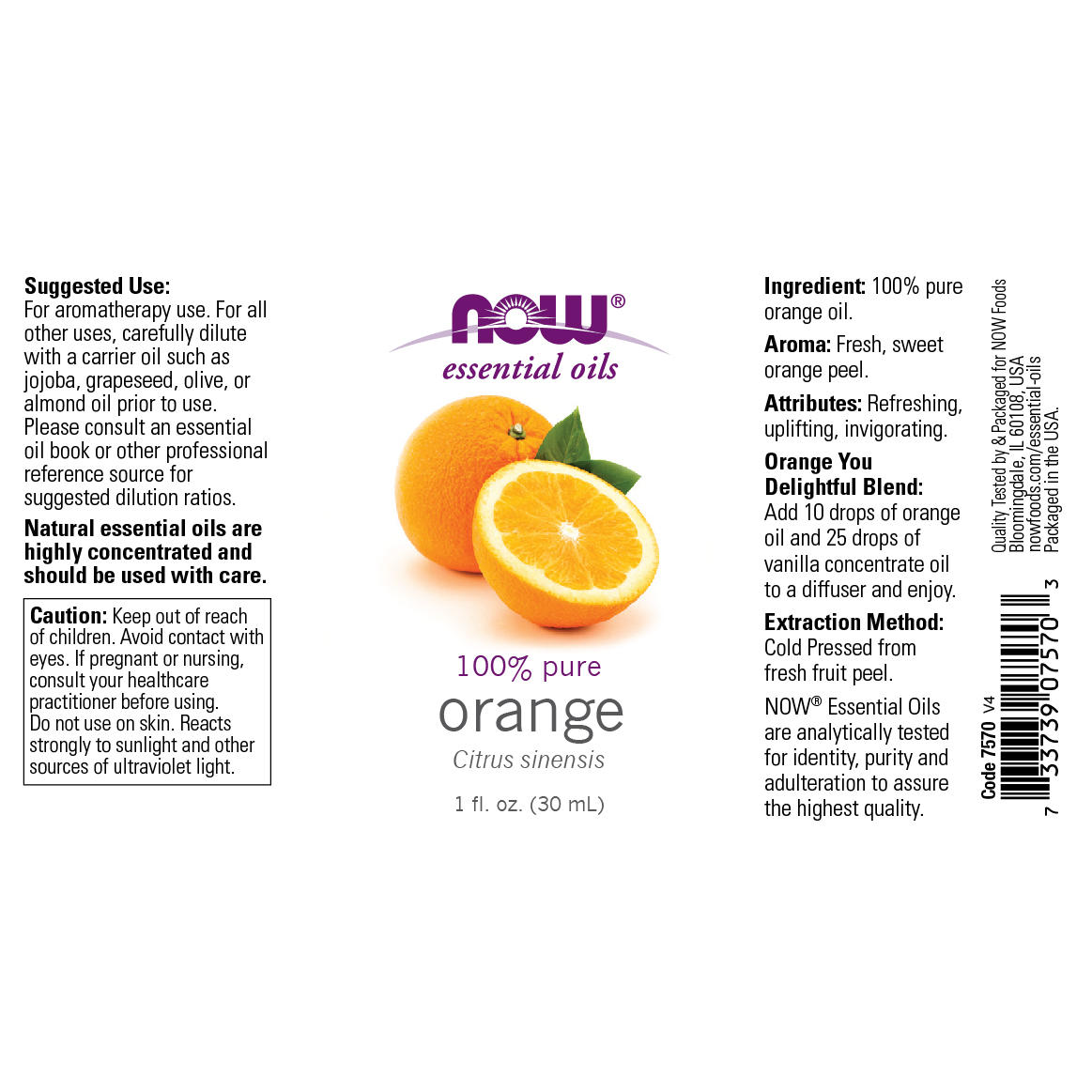 Aceite esencial de naranja (30 ml)/ Orange Oil