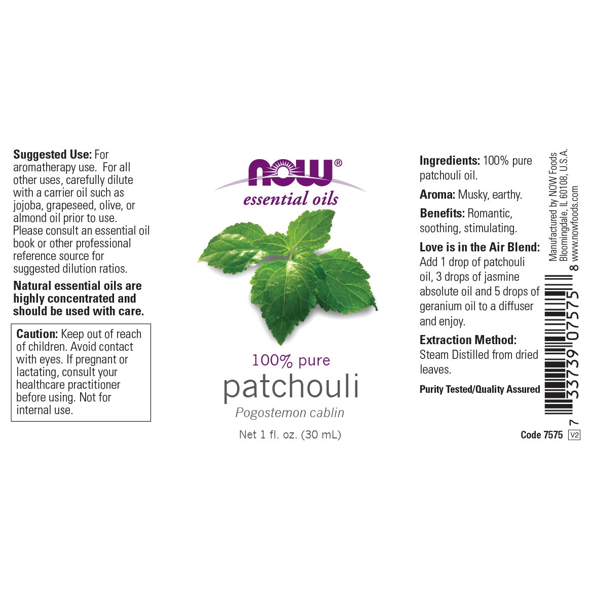 Aceite esencial de Patchouli (30 ml)/ Patchouli Oil