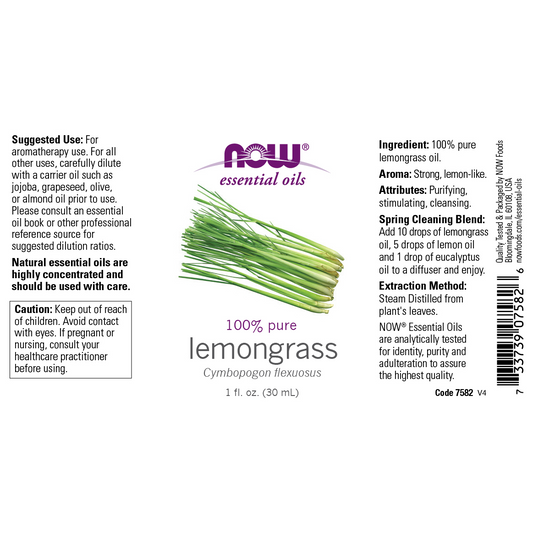 Aceite esencial de Limoncillo (30 ml) / Lemongrass Oil