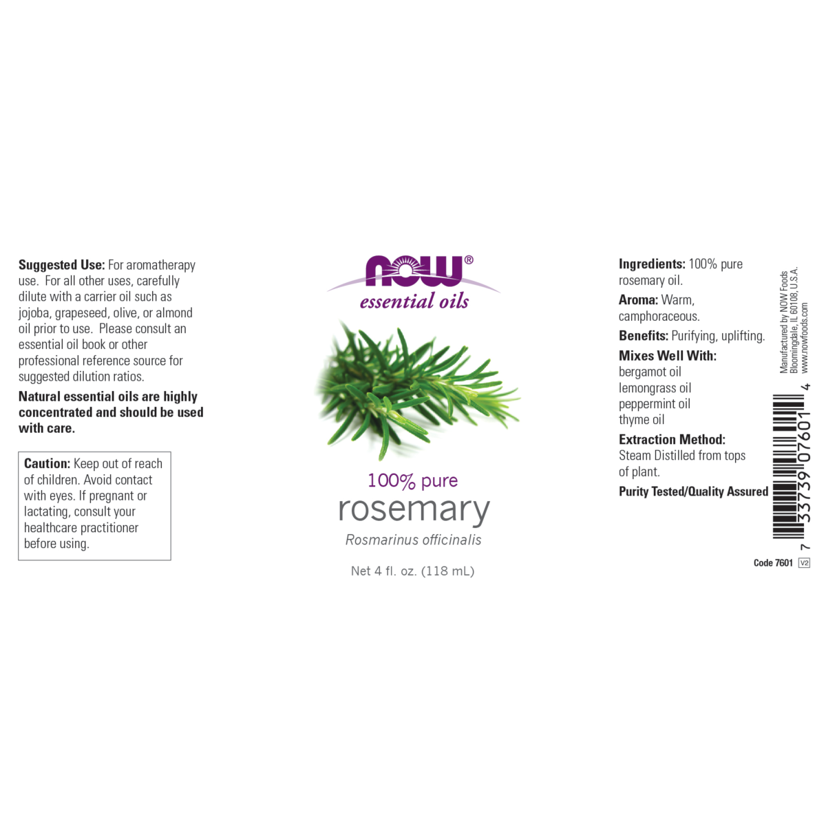 Aceite de Romero / Rosemary Oil (4oz/118ml)