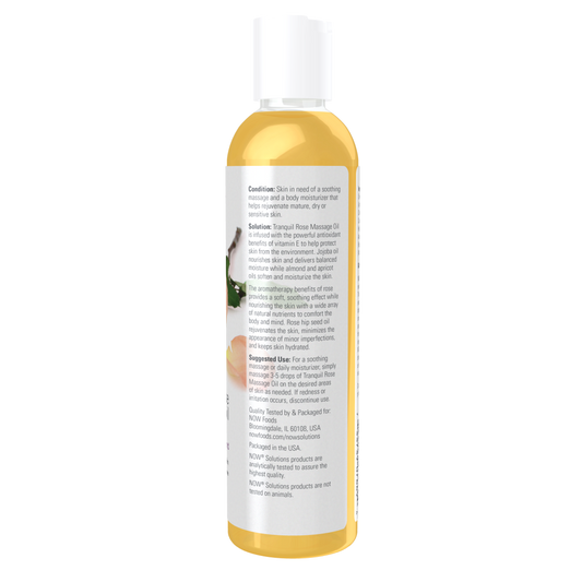 Aceite de Masaje Rosa Tranquila 8oz (237ml)/Tranquil Rose Massage Oil