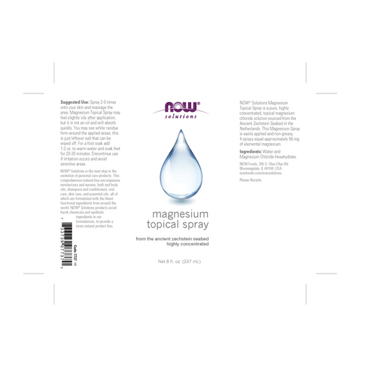 Aerosol tópico de magnesio (8oz)/ Magnesium Topical Spray