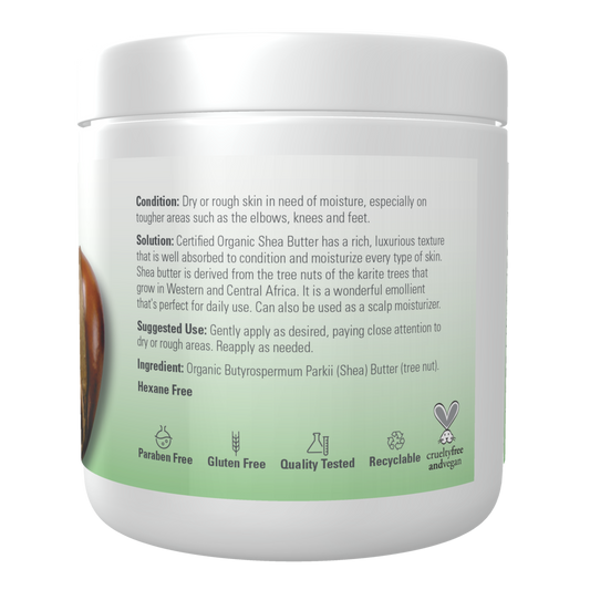 Manteca de karité, orgánica y pura (7oz) / Shea Butter, Organic & Pure