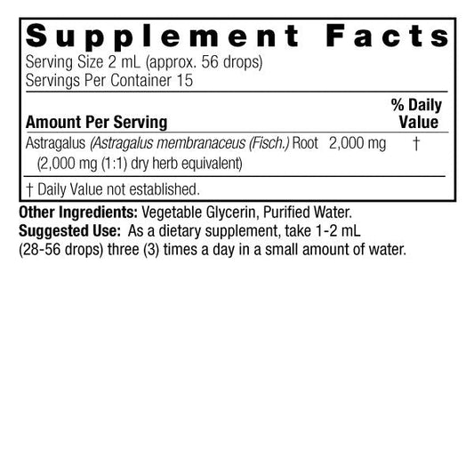 Raíz de Astrágalo 2,000 mg (1 fl oz/30 ml), Nature's Answer