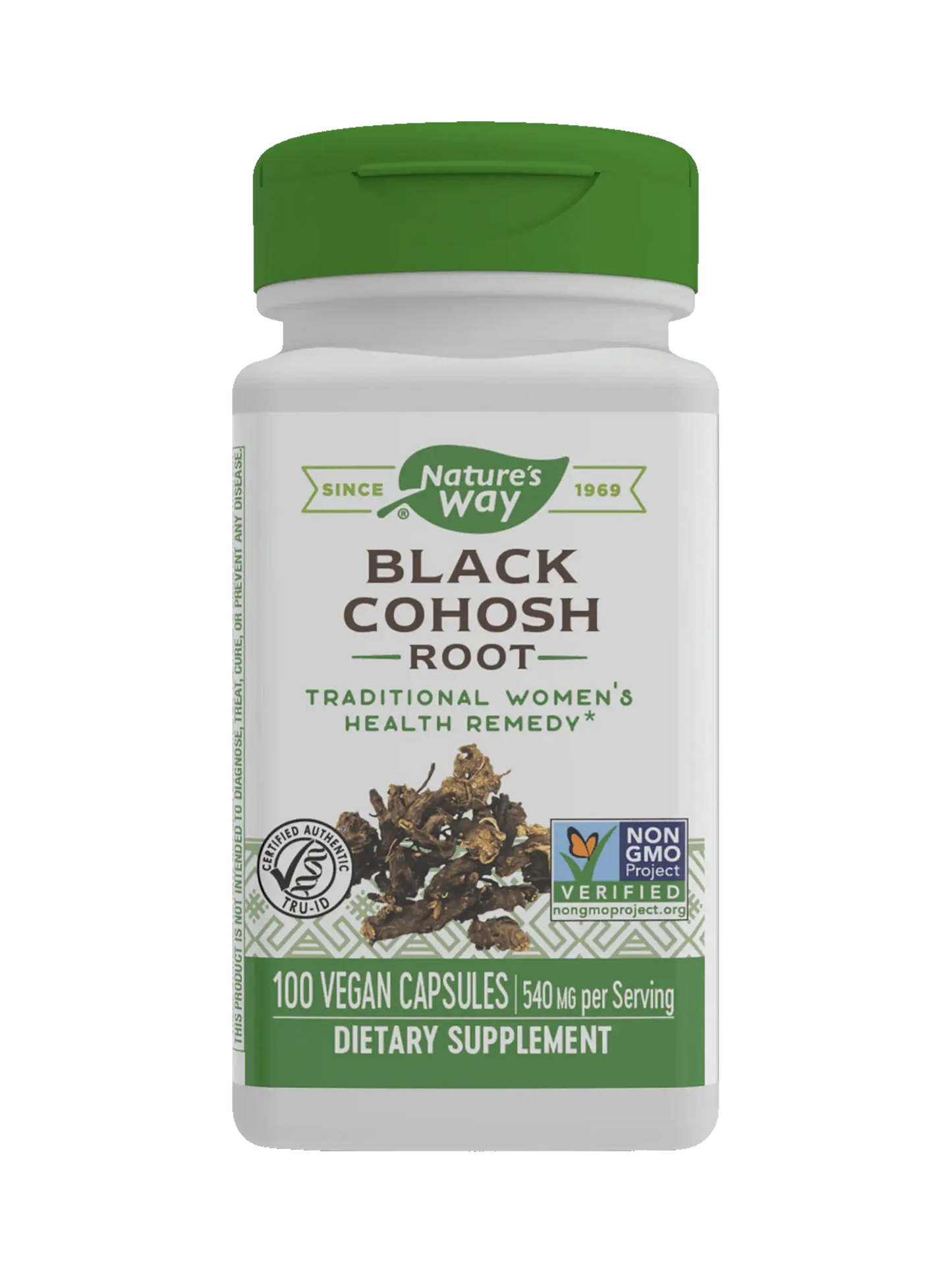 Cimífuga - Raíz - 540mg - 100 Cápsulas Veganas