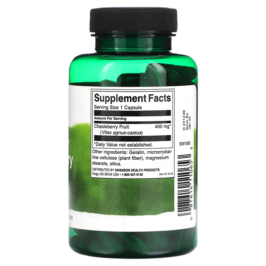 EX Chasteberry Fruit 400 mg /120 caps), Swanson
