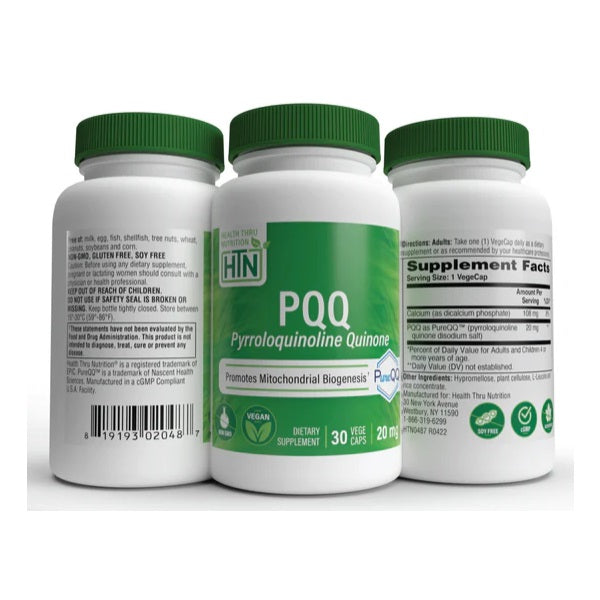 PQQ 20 mg (120 caps), Neuroprotector, Health Thru Nutrition