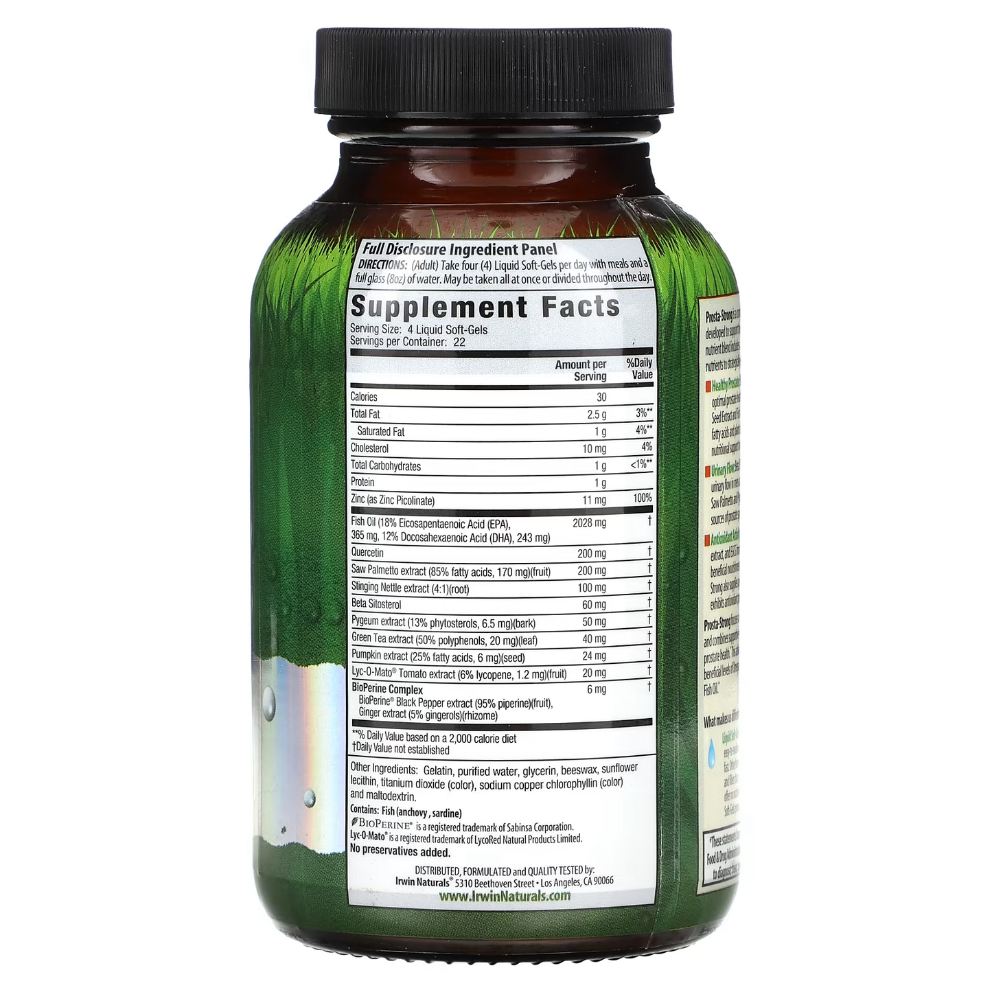 Prosta-Fuerte (90 softgels), Irwin Naturals