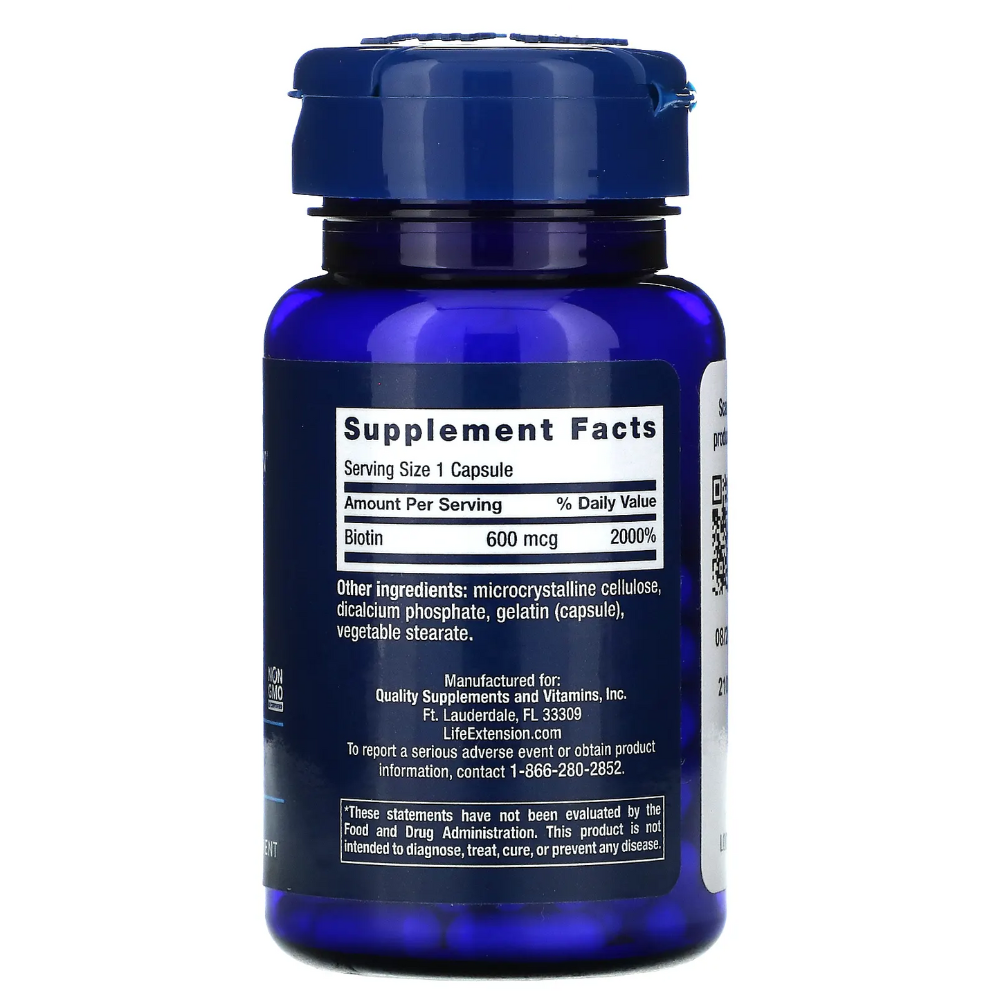 Biotina 600 mcg (100 caps) / biotin 600 mcg (100 caps)