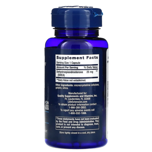 DHEA 25 mg (100 caps)