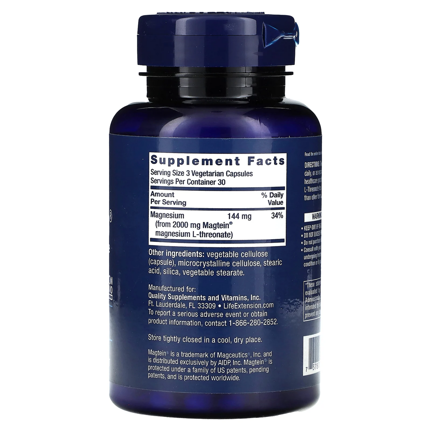 Neuro-Mag magnesio L-treonato (90 vcaps) / Neuro-Mag Magnesium L-Threonate (90 vcaps)