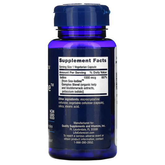 Yodo marino 1000 mcg (60 vcaps) /  Sea-Iodine 1000 mcg (60 vcaps)