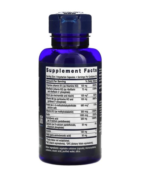 Complejo B completo bioactivo (60 vcaps) / BioActive Complete B-Complex (60vcaps)