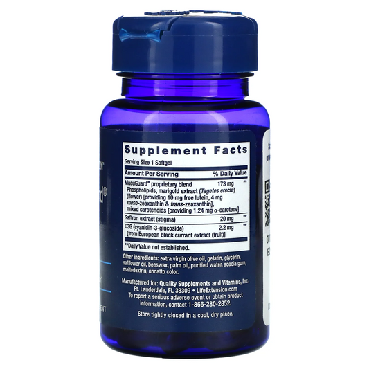 MacuGuard® Soporte Ocular con Azafrán (60 capsulas blandas) / MacuGuard® Ocular Support with Saffron (60 softgels)